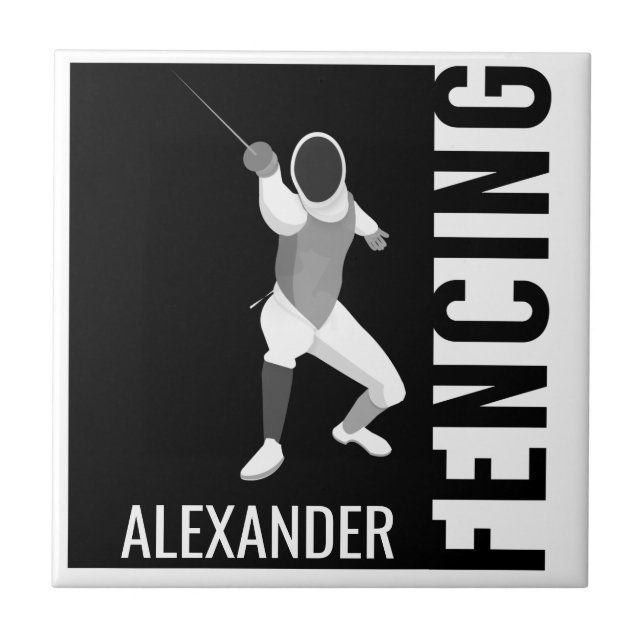 Fencing Ceramic Tile (Front)