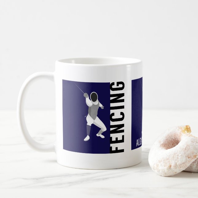 Fencing Coffee Mug (With Donut)