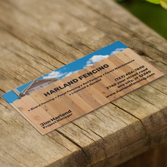 Fencing Company Business Card (Creator Uploaded)