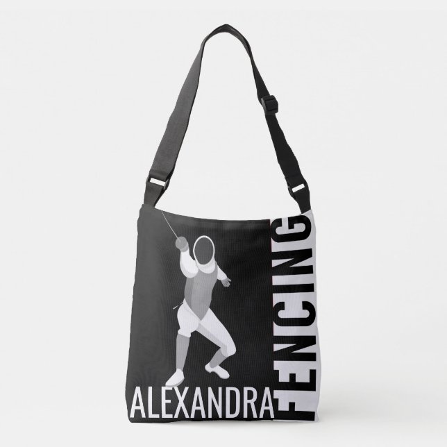 Fencing Crossbody Bag (Front)