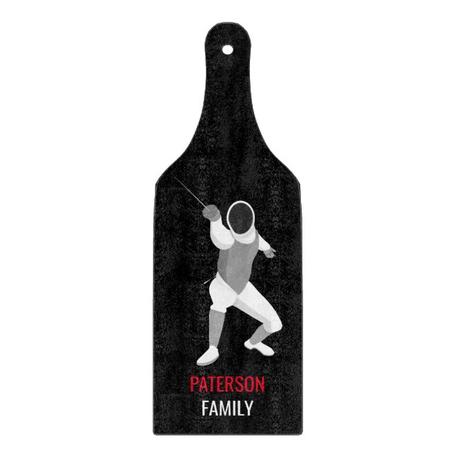 Fencing Cutting Board (Front)