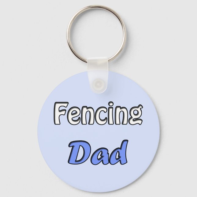 Fencing Dad Key Ring (Front)