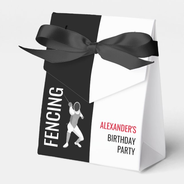 Fencing Favour Box (Front Side)