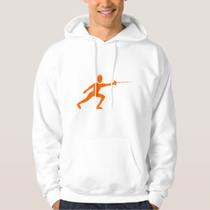 Fencing Figure - Orange Hoodie