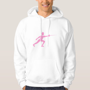 Fencing Figure - Pink Hoodie