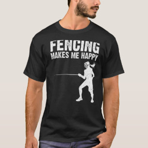 Fencing For Men Women Fencer Sword Sports T-Shirt