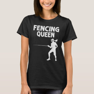 Fencing For Women Mum Fencer Sword Sports T-Shirt