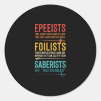 Fencing funny epee foil sabre epee fighter