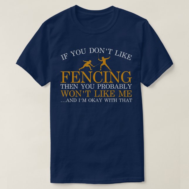 Fencing Gear   11  T-Shirt (Design Front)