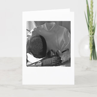 Fencing Gear Card