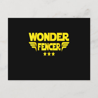 Fencing Gift | I Always Win All Match Announcement Postcard