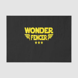 Fencing Gift I Always Win All Match Tissue Paper