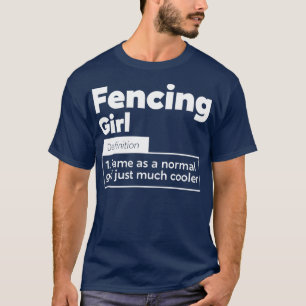 Fencing Girl1 T-Shirt