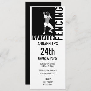 Fencing Invitation