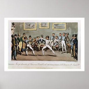 Fencing: Jerry's admiration of Tom in an `Assault' Poster