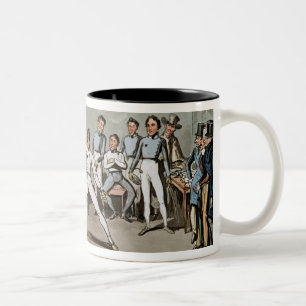Fencing: Jerry's admiration of Tom in an `Assault' Two-Tone Coffee Mug