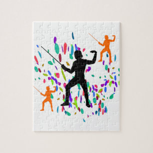 FENCING JIGSAW PUZZLE