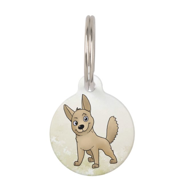 fencing key pet tag (Front)