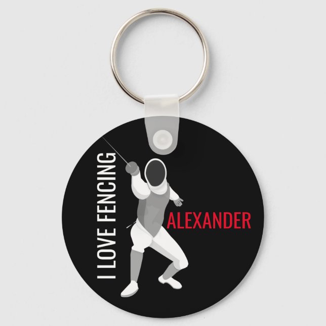 Fencing Key Ring (Front)