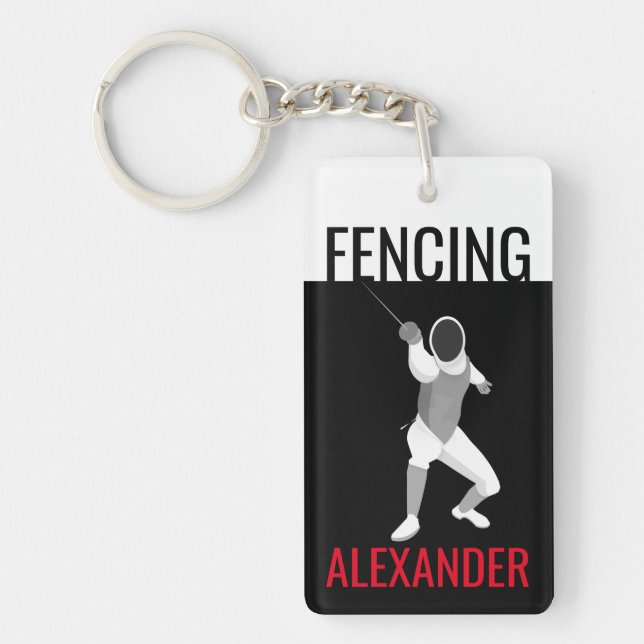 Fencing Key Ring (Front)