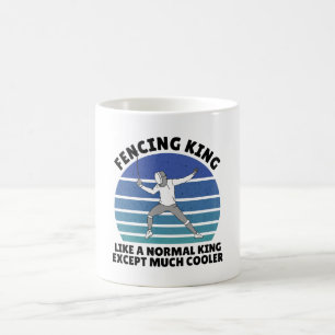 fencing king coffee mug