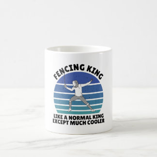 fencing king coffee mug