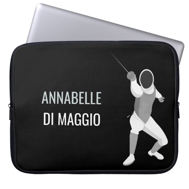Fencing Laptop Sleeve (Front)