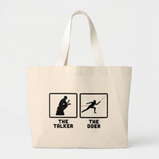 Fencing Large Tote Bag
