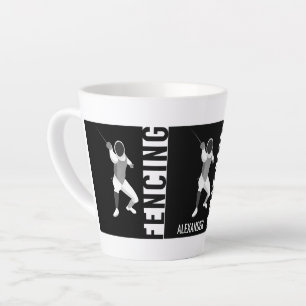 Fencing Latte Mug