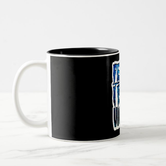 Fencing Lover | Fencing I Bleed Victory Two-Tone Coffee Mug (Left)