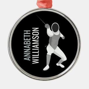 Fencing Metal Ornament