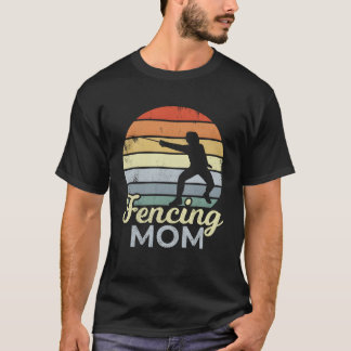 Fencing Mother retro T-Shirt