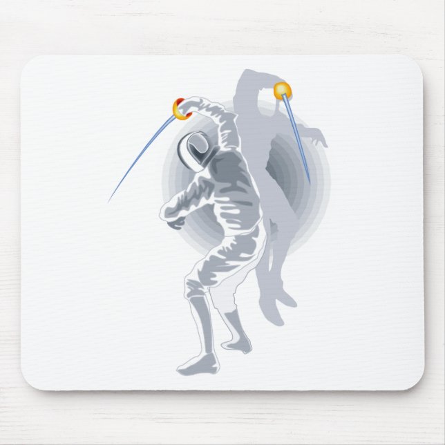 Fencing Mouse Pad (Front)