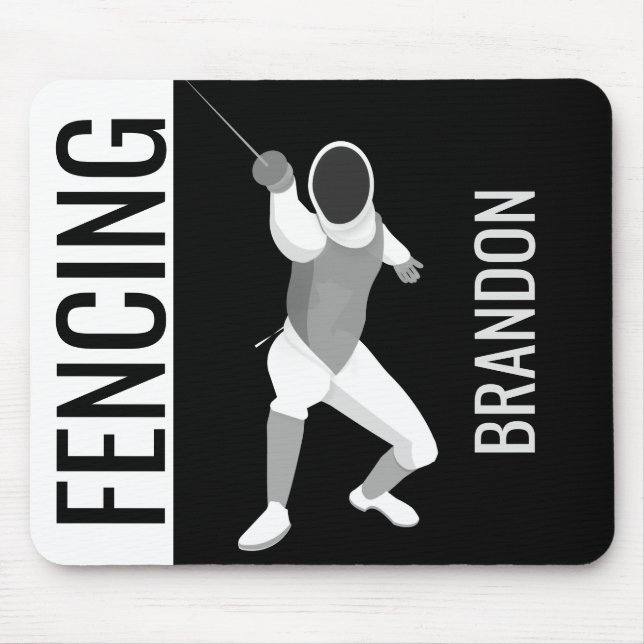 Fencing Mouse Pad (Front)