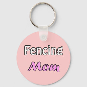 Fencing Mum Key Ring