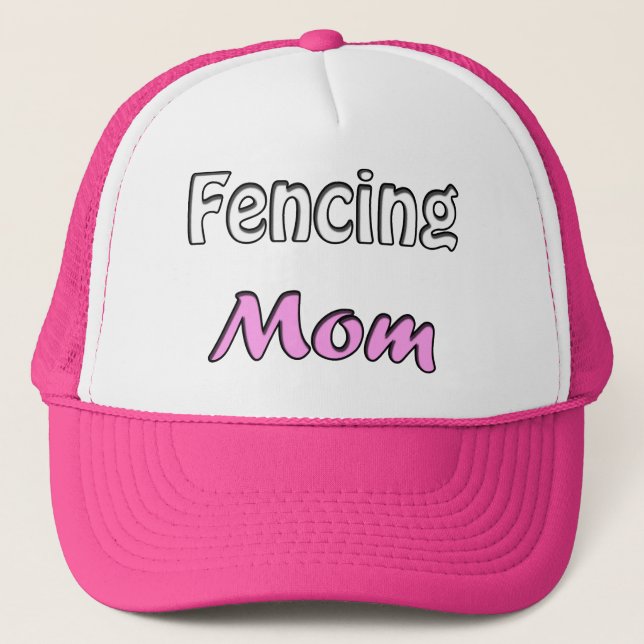 Fencing Mum Trucker Hat (Front)