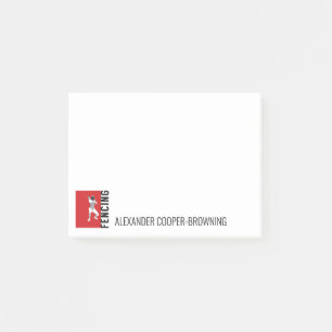 Fencing Post-it Notes