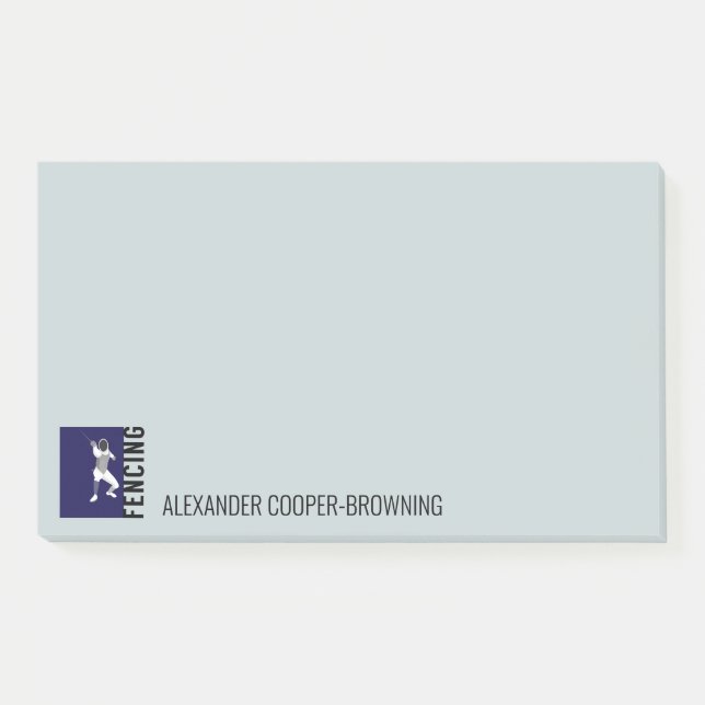 Fencing Post-it Notes (Front)