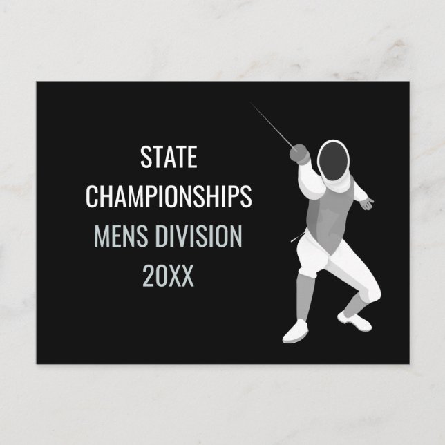 Fencing Postcard (Front)