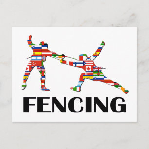 Fencing Postcard