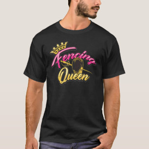 Fencing Queen Cool Monarch Fencing T-Shirt