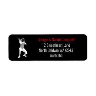 Fencing Return Address Label