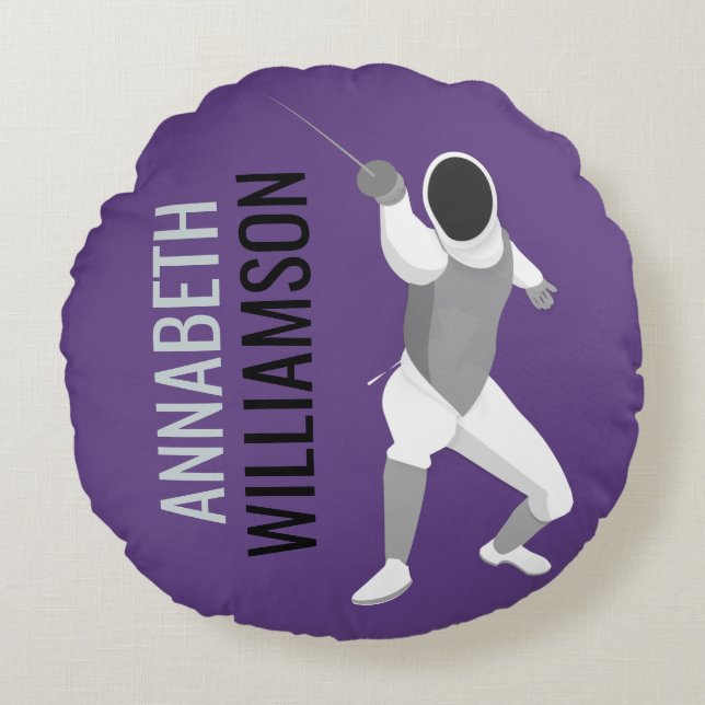 Fencing Round Cushion (Front)