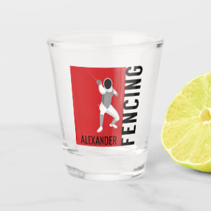 Fencing Shot Glass