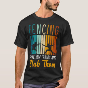 Fencing Sport Sword Sword Sport Fencing family T-Shirt