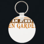 Fencing Sportsman Foil, Saber, Epee Competition Gi Key Ring<br><div class="desc">A stylish keychain featuring a vintage classic car design. A perfect accessory for car lovers and collectors. Great for everyday use or as a small and thoughtful gift for classic car enthusiasts.</div>