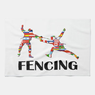 Fencing Tea Towel