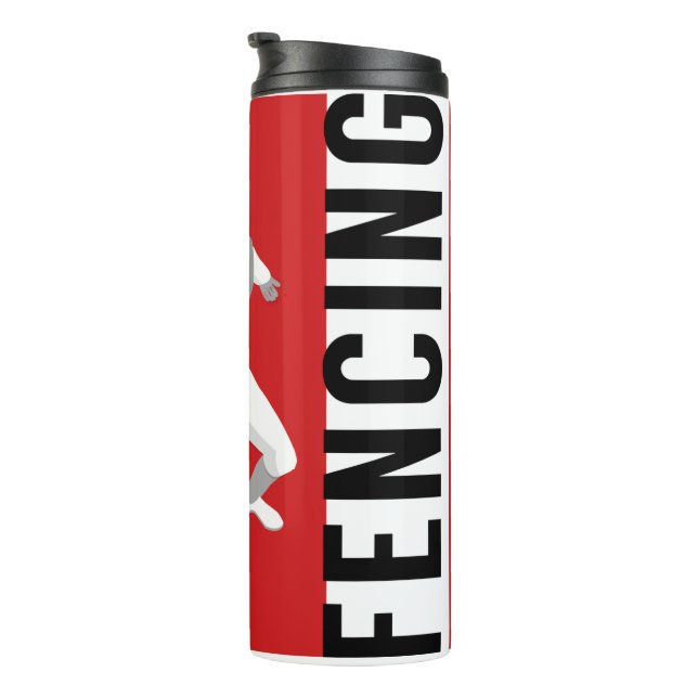 Fencing Thermal Tumbler (Rotated Right)