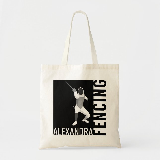 Fencing Tote Bag (Front)