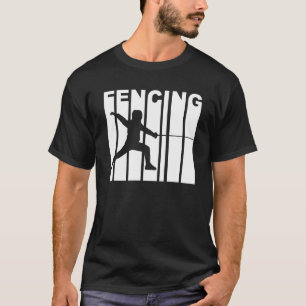 Fencing Vintage Retro Fencer T-Shirt